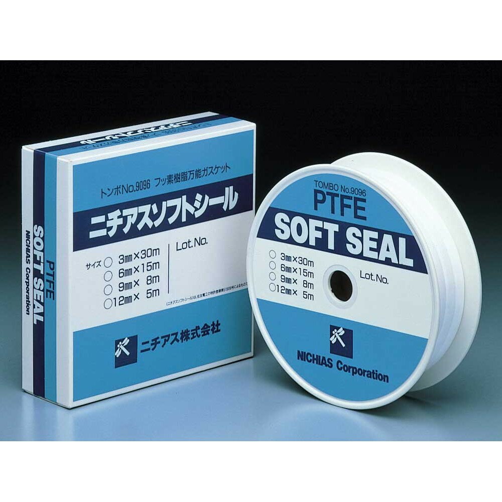 サンプラテック PTFEソフトシール 幅9mm（8m/巻） 10480 1巻（8m）