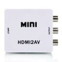 HDMI→コンポジットコンバーター NTSC/PAL切替可 HDMI出力信号をアナログに変換 コンパクト設計 LST-HDMI2AV(2)