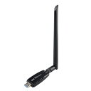 無線LANアダプタ Bluetoothアダプタ ドングル 1200Mbps USB 3.0 高速モデル 802.11ac技術 wifiアンテナ 360°回転 高...