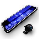 ルームミラー型 ドライブレコーダー 10インチ タッチパネル 2.5D液晶画面 バックカメラ付 前後録画 フルHD 1080P Gセンサー 安全運転サポート LST-RMDX6(2)