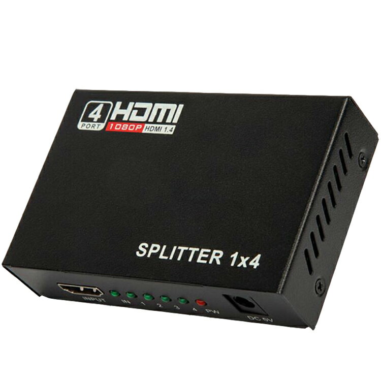 EONON 4画面同時分配出力機 分配器 HDMI信号 4K:30Hz/1080P対応 HDMI Ver1.4 マルチモニター LST-EON058