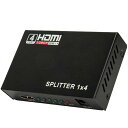 EONON 4画面同時分配出力機 分配器 HDMI信号 4K:30Hz/1080P対応 HDMI Ver1.4 マルチモニター LST-EON058