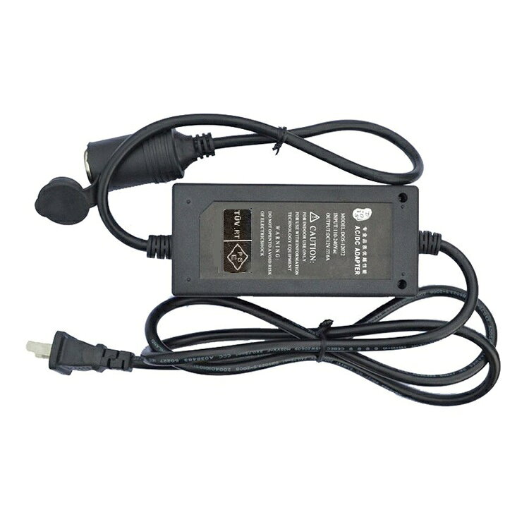 AC→シガーメス変換アダプタ PSE認証済品 電圧コンバーター 入力　AC100～240V 出力...