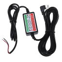 L字型 miniUSB(mini-B) 降圧コンバータ DC12V〜36V入力 DC5V出力 大型車対応 3m 低電圧保護 変換ケーブル LST-BUCKC21...