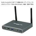 4Kメディアプレーヤー 画面横縦対応 Blu-ray再生対応 Android搭載 内蔵メモリ12GB LANポート対応 HDMI AV出力 外付けHDD対応 LST-MP035