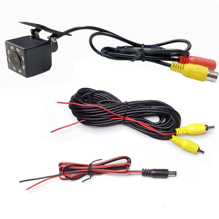 バックカメラ リアカメラ　ガイドライン切替可 8LED搭載　夜間暗視対応 防水 防塵 広角 CMOS DC12V専用 高輝度 小型車載カメラ LST-BK820