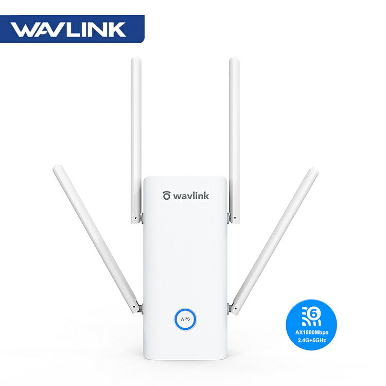 WAVLINK LANp@ ZK Wi-Fi6Ή AX1800 fAoh 5GHz 1201Mbps+2.4GHz 573Mbps WPS@\ s[^[+[^[+AP LLAN WAN EasyMesh WIFIg LST-WN583AX1