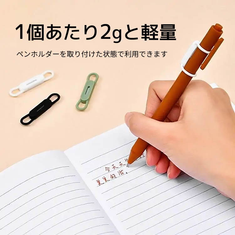 ライフセレクトの【4個セット】マグネットペンホルダー ペンクリップ シリコン 鉛筆 磁気で吸着 簡単取り付け 冷蔵庫 机 ホワイトボード 玄関ドア 充電ケーブルの収納にも LST-MPEH04｜アングル2