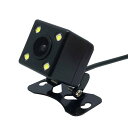 バックカメラ 正像/鏡像選択可 ガイドライン表示機能 DC12V 暗視機能 IP66防水仕様 超小型CCD 4灯LED LST-BK800