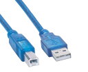 USB変換ケーブル USB2.0対応 B-Type（オス）⇔A-Type（オス） プリンタ/スキャナー用 1.5m LST-USB2PT18M