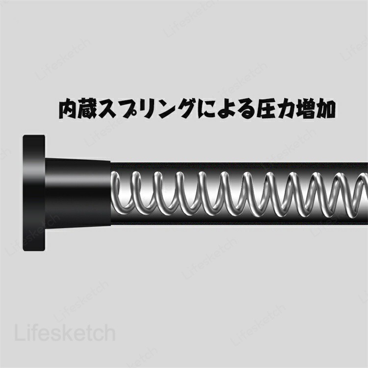 突っ張り棒 0.5~2.8m 50~280cm 直径25mm 伸縮棒 穴あけ不要 突ぱり棒 のれん レー...