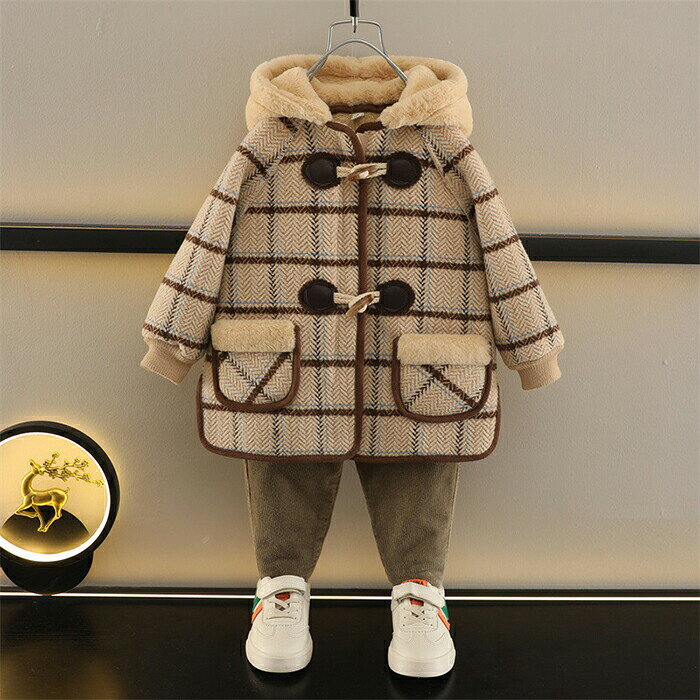 キッズ アウター 女の子 男の子 防寒 冬服 裏ボアコート ジャケット 子供服 厚手コ...