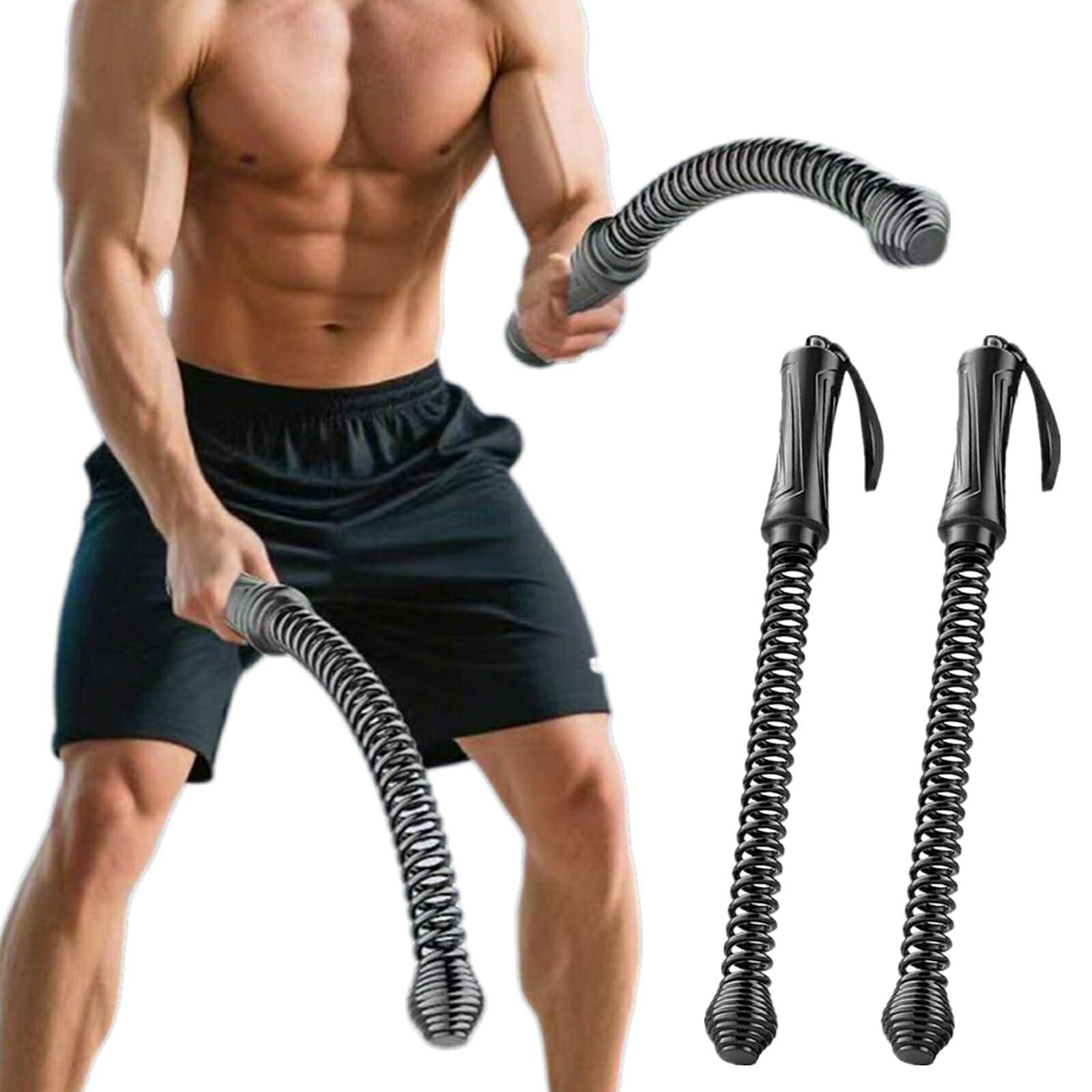 バトルロープ 携帯型 コードレスバトルロープ 自宅用 筋トレグッズ ロープレスバトルロープ 強力 高効率 有酸素運動トレーニング ポータブル フィットネス器具 全身トレーニング ホームジム 男女兼用 プレゼント ギフト 贈り物 送料無料