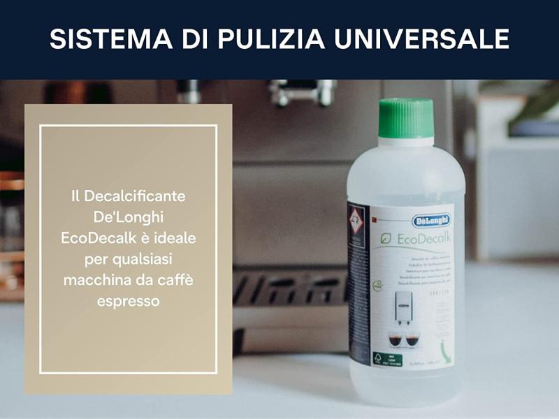 DeLonghi デロンギ コーヒーマシン用 除石灰剤 並行輸入品 お徳用500ml 地球にやさしいエコタイプ