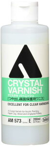ホルベイン アクリリックメディウム AM573 200ml クリスタルバーニッシュ(つや出し画面保護用ワニス)14573