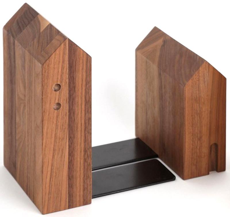 PLAM プラム ブックエンド1 ウォルナット PL1FUN-0080180-WNOL