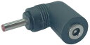 【カモン(COMON)製】DC変換L型アダプタ(外径3.5φ/内径1.3φ(メス⇔オス)【3513-L】(2)