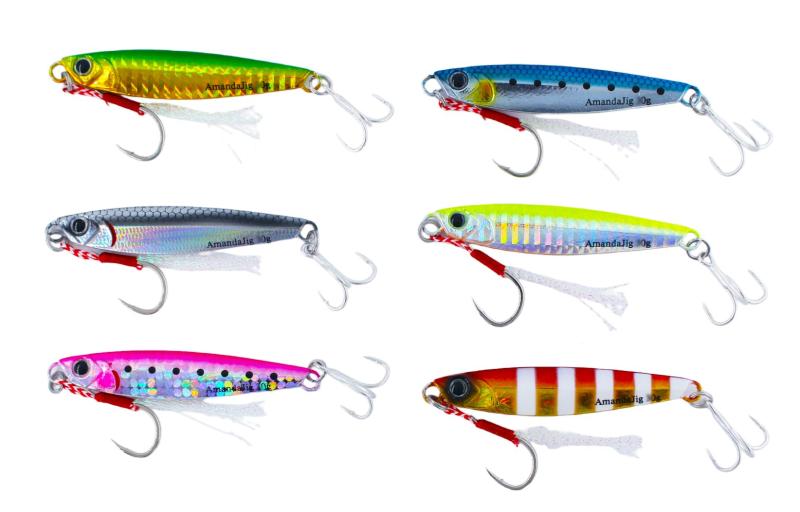 KAJIKI（カジキ）メタルジグ Amanda jig 20/ 30g/40g セット海釣りルアー 遠投 青物 タチウオ サワラ ..