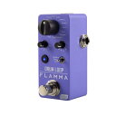 FLAMMA FC01 ミニ ギター ペダル ドラム マシン と フレーズ ループ ペダル エフェクト ペダル 20分 レコーディング 16 ドラム グルーブ タップ テンポ 再生 レベル コントロール付き パープル(2)