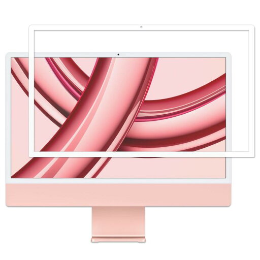 iMac 24インチ 2023年 M3 /2021 用 フィルム 保護フィルム 粘着式 ブルーライトカット 繰り返し 脱着可能 iMac 24インチ 2023年 M3 /2021 用 フィルム 保護フィルム 粘着式 ブルーライトカット 繰り返し 脱着可能