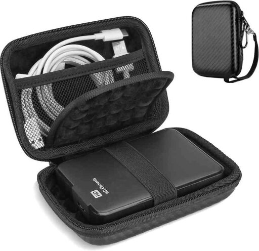 ProCase 汎用 HDD保管ケースEVA材 2.5インチハードディスク対応可能: Western Digital WD Elements Seagate Backup Plus 1TB 2TB 4TB USB 3.0耐衝撃 耐水性My Passpor ProCase 汎用 HDD保管ケースEVA材 2.5インチハードディスク対応可能: Western Digital WD Elements Seagate Backup Plus 1TB 2TB 4TB USB 3.0耐衝撃 耐水性My Passpor