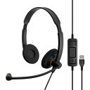 ゼンハイザー SC 60 USB ML エントリークラス 両耳USBヘッドセット、コールコントロール機能付 504547