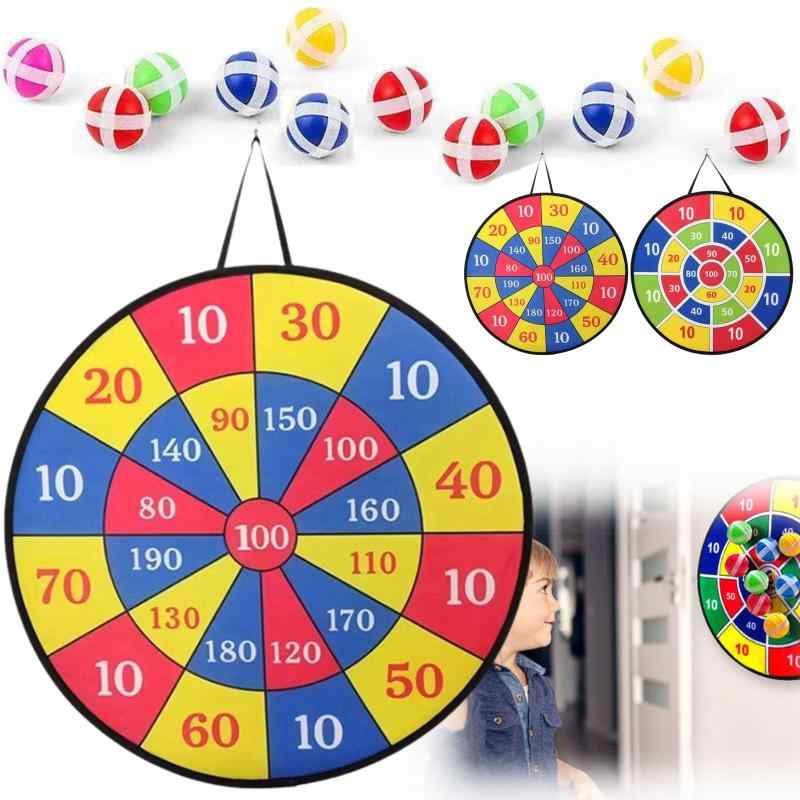 ダーツボード 直径73cm 粘着ボール 投げゲーム マジックテープ ダーツオモチャ おもちゃ 柔軟安全 楽しい 人気 粘着式 壁掛け 折畳み 収納便利 簡単設置...