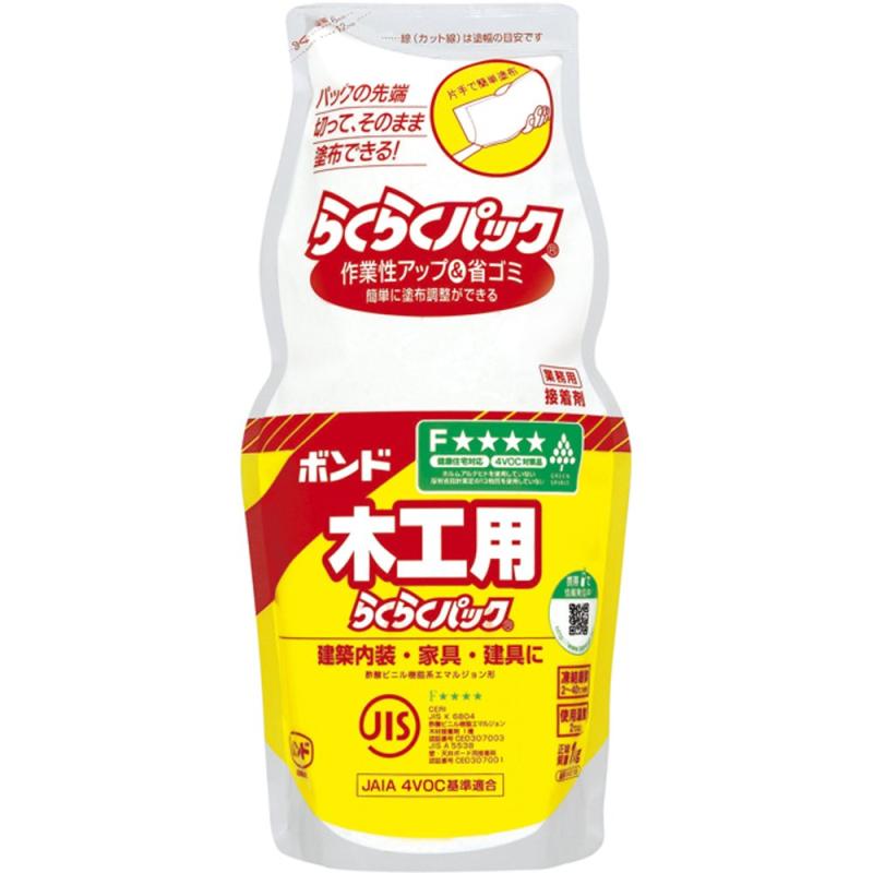 コニシ ボンド 木工用(ポリ袋) らくらくパック 1kg