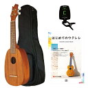 【Famous】 ソプラノウクレレ パイナップル型 FS-2PG
