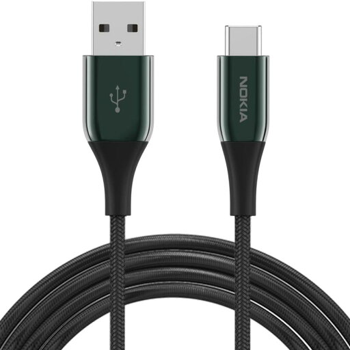 ノキア(Nokia) USB-C ケーブル 高速データ転送 Galaxy/Xperia/LG/AQUOS/MacBookなどのUSB-C端末対応 2m ノキア(Nokia) USB-C ケーブル 高速データ転送 Galaxy/Xperia/LG/AQUOS/MacBookなどのUSB-C端末対応 2m