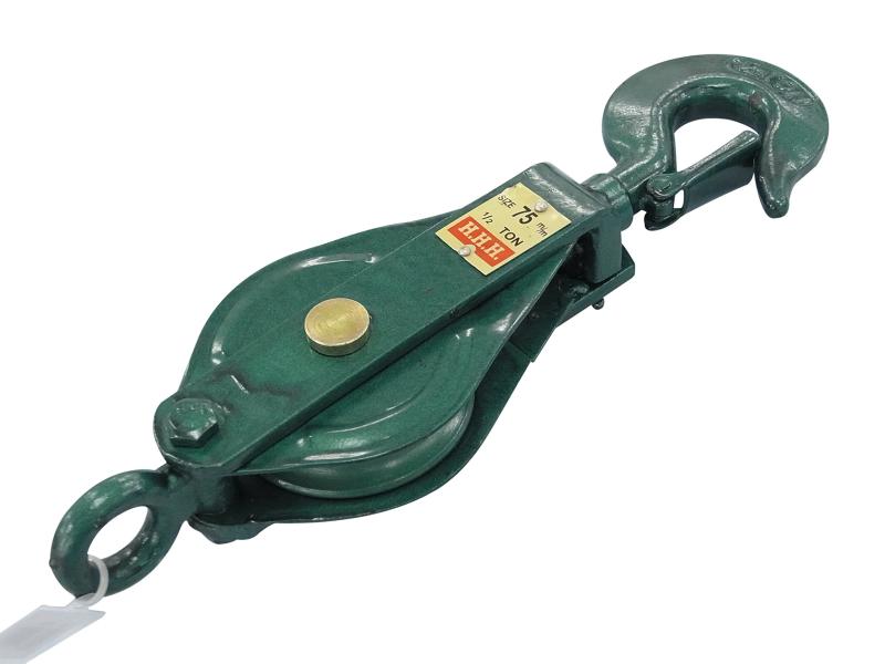 HHH 強力型滑車 一車スナッチ フック型