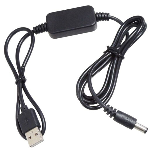 KAUMO USB → DC12V 昇圧 12W対応 (DCプラグ φ5.5/2.1 センタープラス) 変換ケーブル 1m KAUMO USB → DC12V 昇圧 12W対応 (DCプラグ φ5.5/2.1 センタープラス) 変換ケーブル 1m