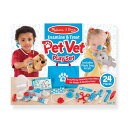 メリッサ&ダグ(Melissa&Doug) ごっこ遊びおもちゃ 動物のお医者さん ドクターセット獣医 正規品 8520