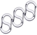 VIEAURA ネックレス ブレスレット 留め具 【3個セット】 ステンレス 接続パーツ ストラップ留め具 カニカン DIY 手芸 ハンドメイド