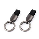 SODOI キーホルダー 車 バイク カラビナ フック ダブル リング 革キーホルダー ファッションキーホルダー シンプル メンズ レディース 本革 キーバッグ...