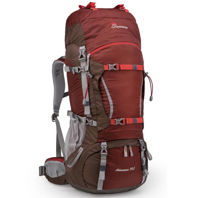 楽天ライフスマイルアップ　楽天市場店[MOUNTAINTOP] [マウンテントップ] 70L 登山リュック 大容量 キャンプ YKKジッパー使用 バックパック 防水 リュックサック アウトドア 防災ザック 軽量 レインカバー付き 旅行用
