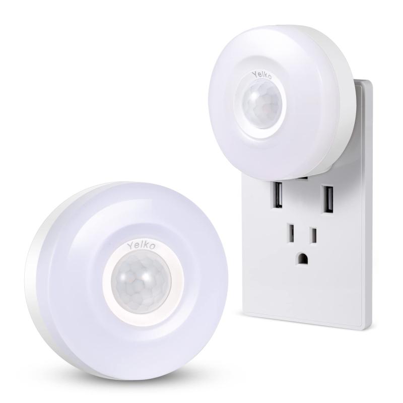 YELKO センサーライト 足元灯 常夜灯…