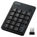 エレコム USB テンキー ワイヤレス 静音 抗菌 Windows/Chrome OS/macOS対応 ブラック TK-TDM022SKBK(2)