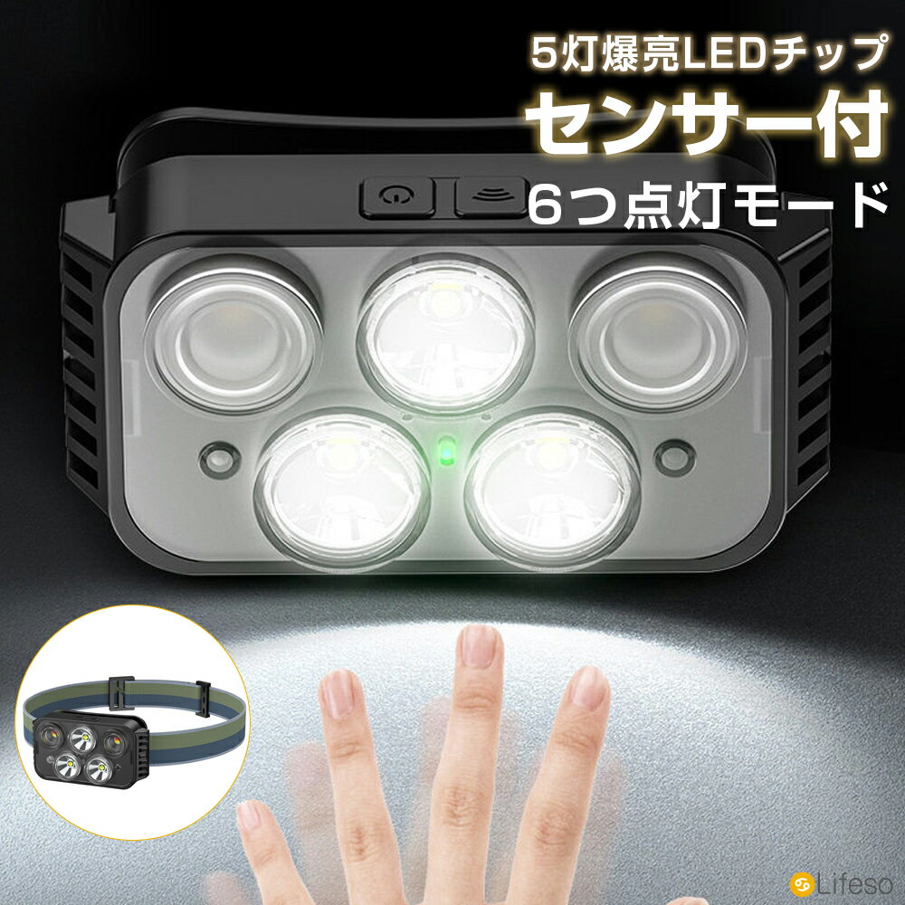 ＼10%OFFクーポンあり／ヘッドライト 充電式 作業用 ヘッドライト 頭 ジェントス 釣り 軽量  ...