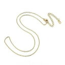 ステンレス ネックレスチェーン ゴールド 41cm ST-0025