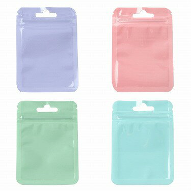 プラスチック製 パッキング袋 4色 各1枚入り 10x7cm NO.4プラスチック製 パッキング袋 5枚入り 10x7cm NO.3