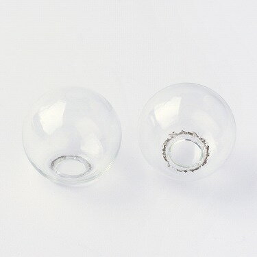 ガラスバブル　ガラスボール　16mm　2個入り　 p-1740