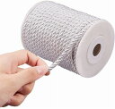 ツイストコード ナイロンコード 直径5mm ★シルバー★ 1m切り売り