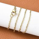 ステンレス ネックレスチェーン ゴールド 45cm ST-0027