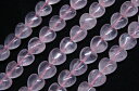 ゲリラセール!!天然石 卸 ローズクォーツ 縦穴ハート 10mm 1連 売り