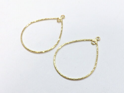 2つカン フープチャーム ゴールド 2個入り cha-0417 2つカン フープチャーム ゴールド 2個入り cha-0417