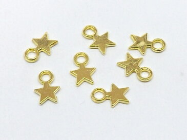 星 チャーム パーツ 10個入り cha-0494