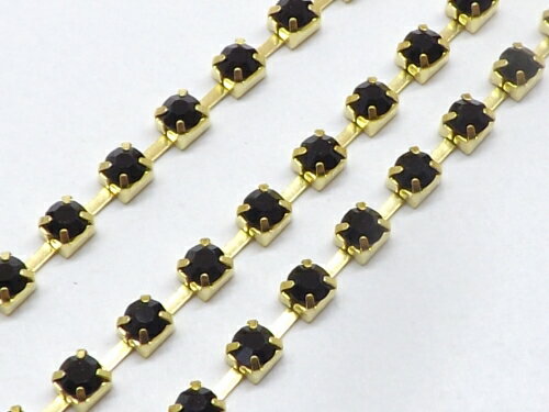 ラインストーンチェーン　切り売りチェーン　10cm単位　N-0032