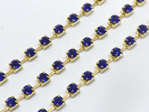 ラインストーンチェーン　切り売りチェーン　10cm単位　N-0033