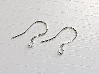【ピアス パーツ】ピアスフックsv925 ピアス パーツ 10セット入り p-0023